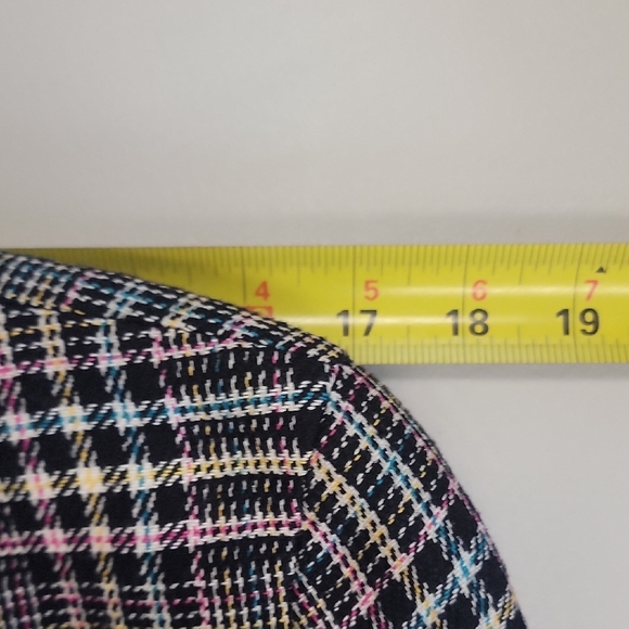 Talbots Plaid Blazer with Pink Highlights - Picture 8 of 10
